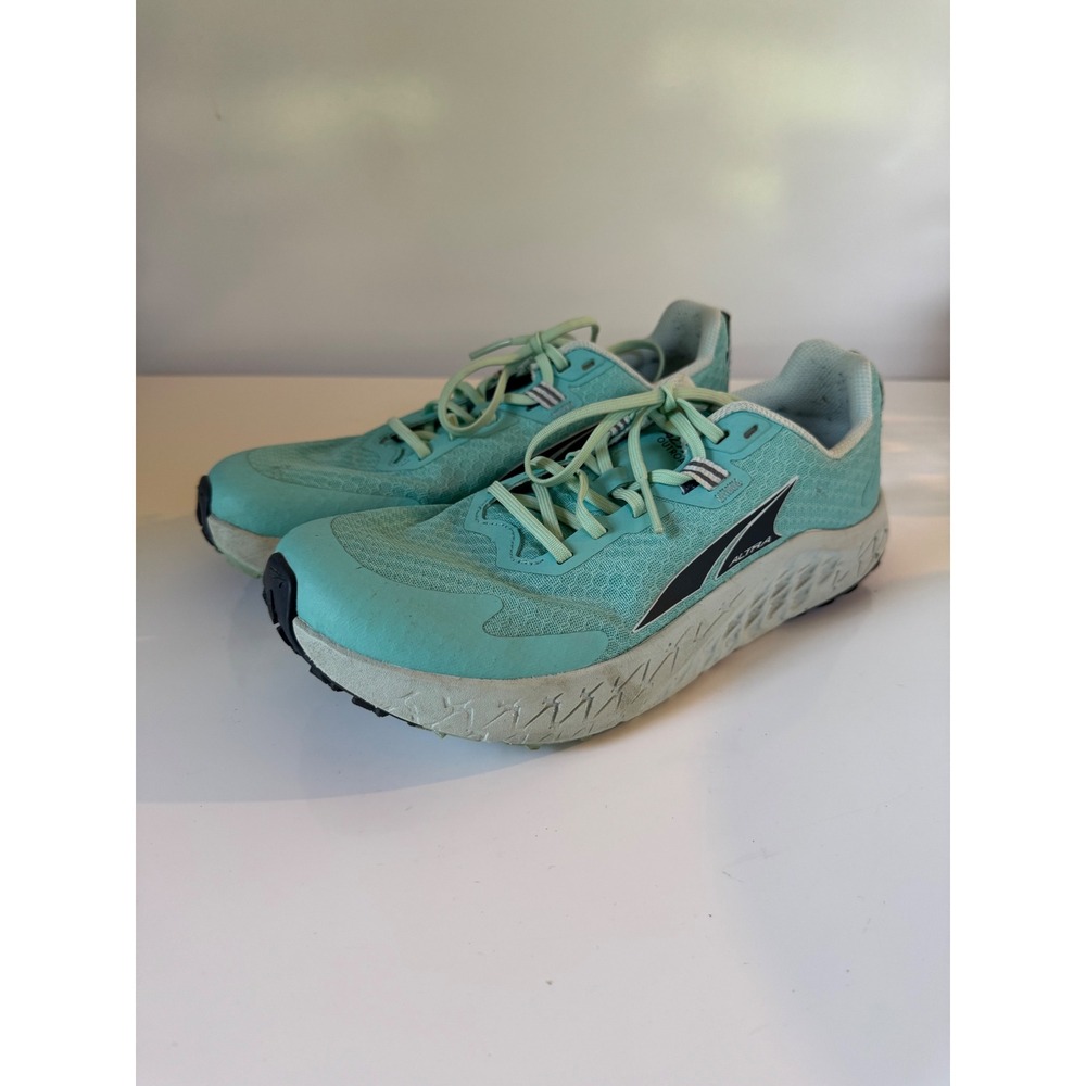 Altra Timp 4 Womens Trail Running Shoes Teal Blue AL0A5484-440 Size 9.5